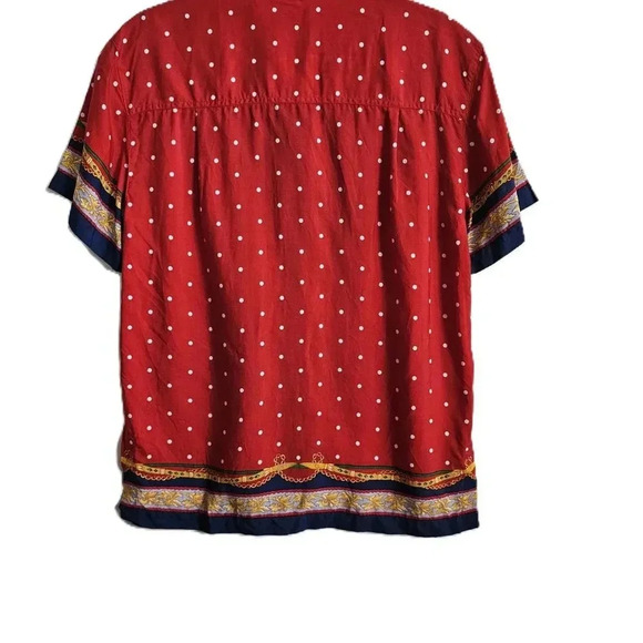 Vintage Liz Sport Print Red Short Set - Picture 8 of 11